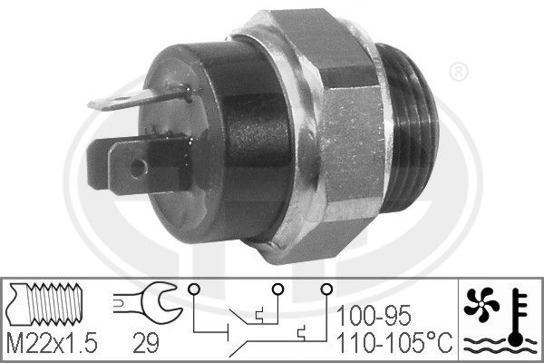 ERA Temperatuurilülitus,radiaatorivent. 330210