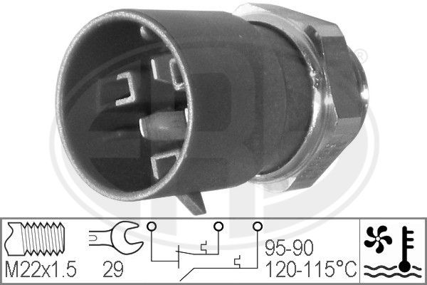 ERA Temperatuurilülitus,radiaatorivent. 330223