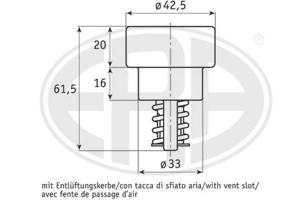 ERA Termostaat,Jahutusvedelik 350126