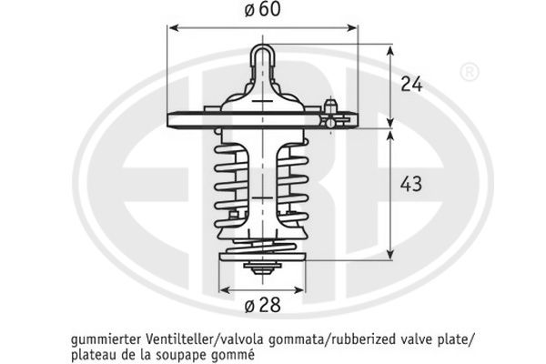 ERA Termostaat,Jahutusvedelik 350220