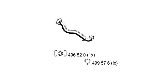 ERNST Труба выхлопного газа 176538