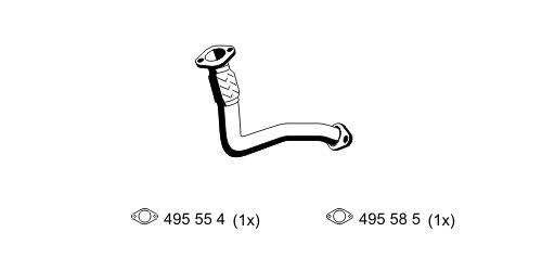 ERNST Труба выхлопного газа 522472