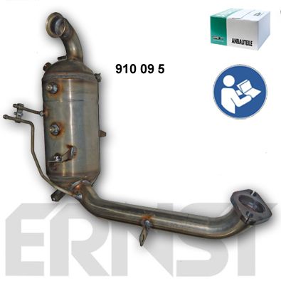 ERNST Сажевый / частичный фильтр, система выхлопа ОГ 910095