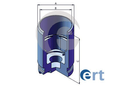 ERT Поршень, корпус скобы тормоза 151123-C