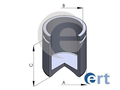 ERT Поршень, корпус скобы тормоза 151306-C