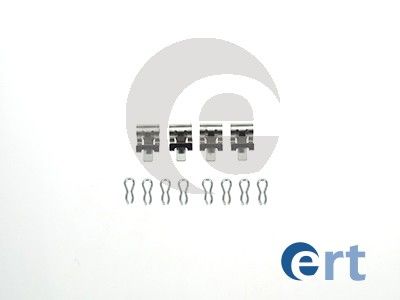 ERT Комплектующие, колодки дискового тормоза 420012