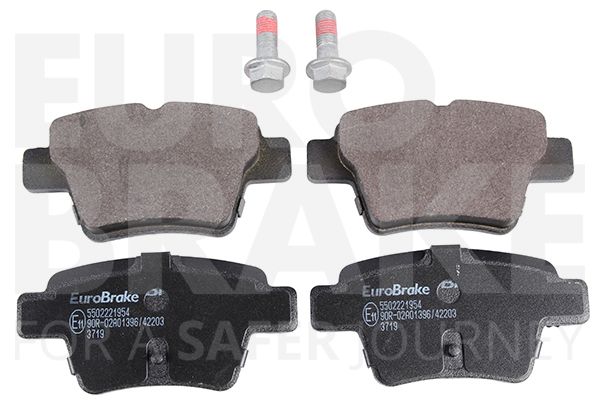 EUROBRAKE Комплект тормозных колодок, дисковый тормоз 5502221954