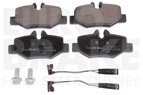 EUROBRAKE Piduriklotsi komplekt,ketaspidur 5502223352