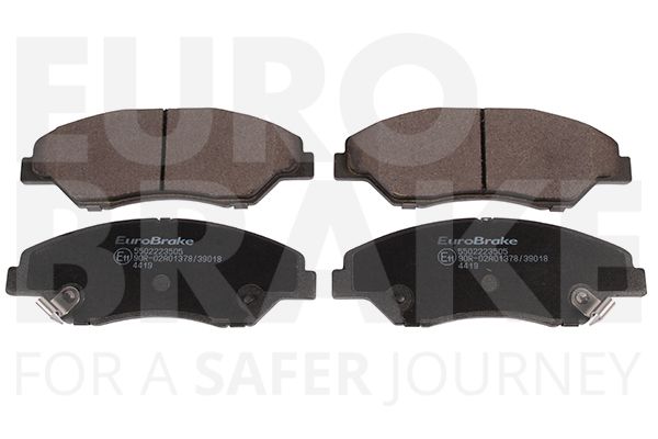 EUROBRAKE Piduriklotsi komplekt,ketaspidur 5502223505