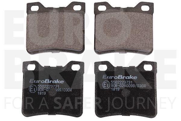 EUROBRAKE Piduriklotsi komplekt,ketaspidur 5502223731