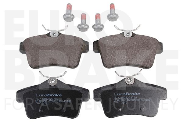 EUROBRAKE Piduriklotsi komplekt,ketaspidur 5502223749