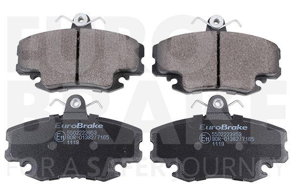 EUROBRAKE Piduriklotsi komplekt,ketaspidur 5502223953