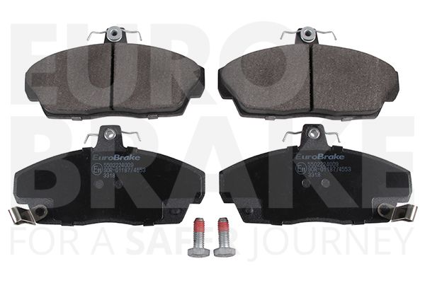 EUROBRAKE Комплект тормозных колодок, дисковый тормоз 5502224009