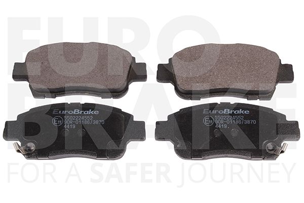 EUROBRAKE Piduriklotsi komplekt,ketaspidur 5502224552