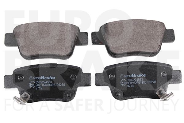 EUROBRAKE Комплект тормозных колодок, дисковый тормоз 5502224563