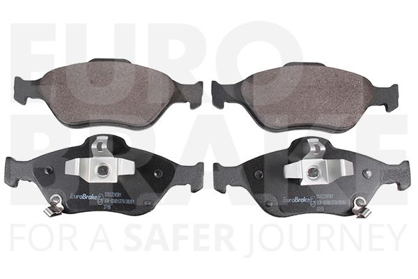 EUROBRAKE Комплект тормозных колодок, дисковый тормоз 5502224581