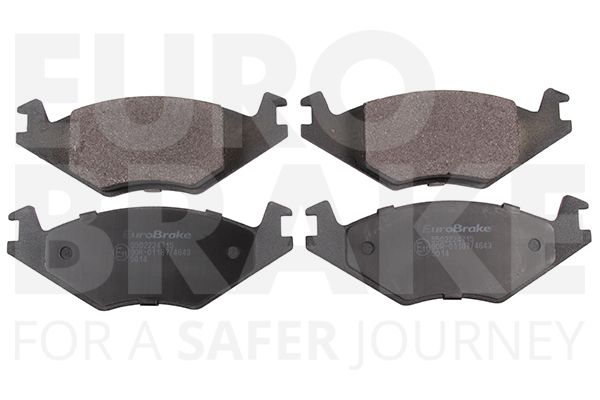 EUROBRAKE Piduriklotsi komplekt,ketaspidur 5502224715