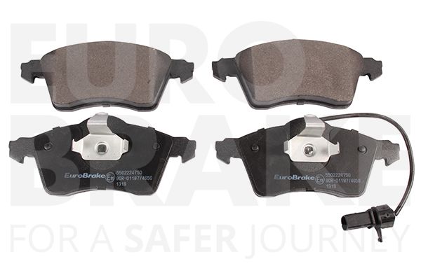 EUROBRAKE Piduriklotsi komplekt,ketaspidur 5502224750