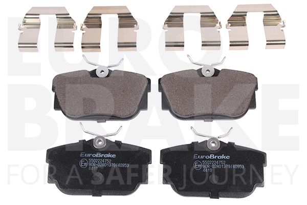 EUROBRAKE Piduriklotsi komplekt,ketaspidur 5502224752