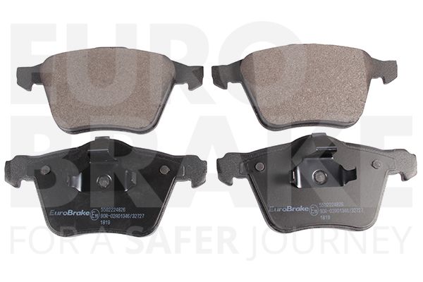 EUROBRAKE Комплект тормозных колодок, дисковый тормоз 5502224826