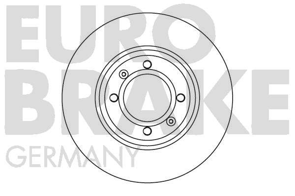 EUROBRAKE Тормозной диск 5815201008
