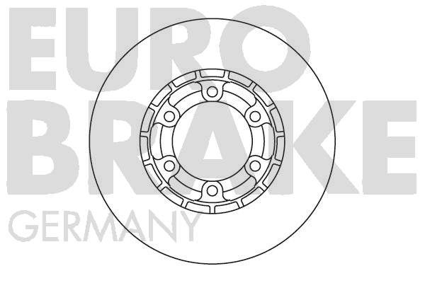 EUROBRAKE Тормозной диск 5815203026