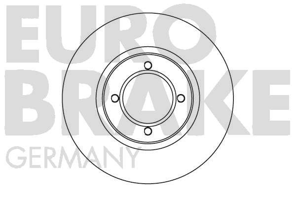 EUROBRAKE Тормозной диск 5815204503