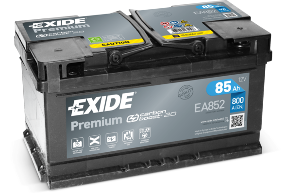 EXIDE Стартерная аккумуляторная батарея EA852
