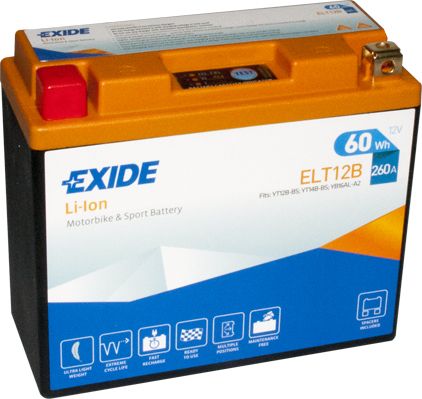 EXIDE Стартерная аккумуляторная батарея ELT12B