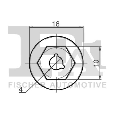 FA1 Clip, trim/protective strip