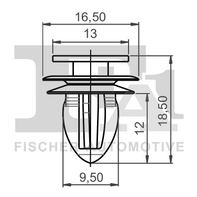 FA1 Clip, trim/protective strip