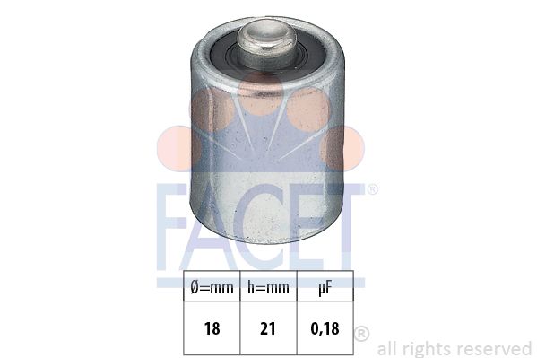 FACET Kondensaator,süütesüsteem 0.0130