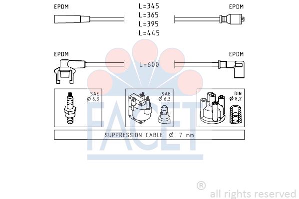 FACET Süütesüsteemikomplekt 4.8543