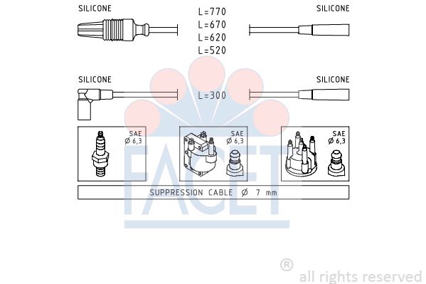 FACET Süütesüsteemikomplekt 4.8780