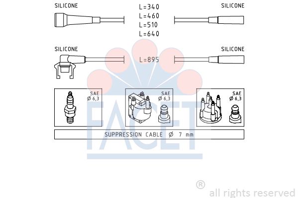 FACET Süütesüsteemikomplekt 4.9499