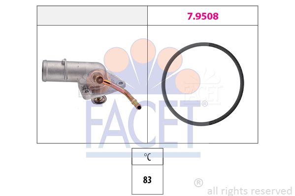 FACET Termostaat,Jahutusvedelik 7.8164