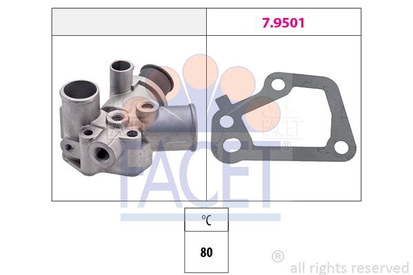 FACET Термостат, охлаждающая жидкость 7.8175