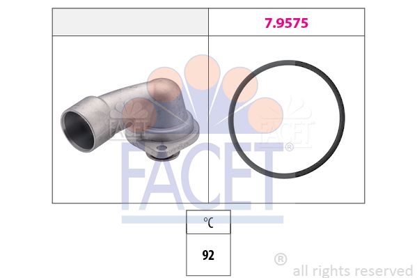 FACET Termostaat,Jahutusvedelik 7.8349