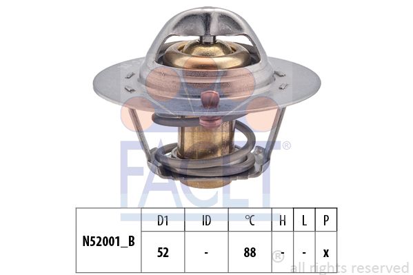 FACET Termostaat,Jahutusvedelik 7.8355S