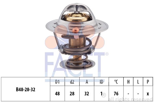 FACET Termostaat,Jahutusvedelik 7.8418S