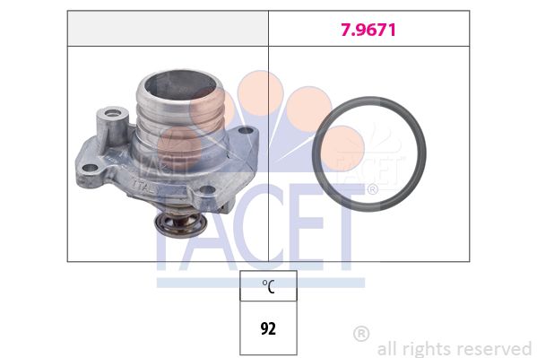 FACET Termostaat,Jahutusvedelik 7.8458