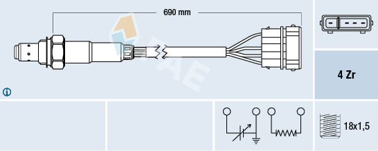 FAE Лямбда-зонд 77128