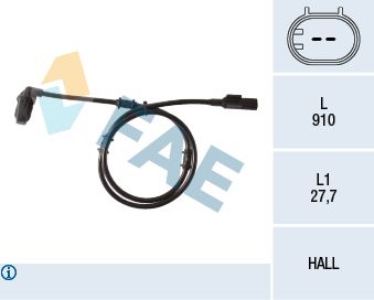 FAE Датчик, частота вращения колеса 78133