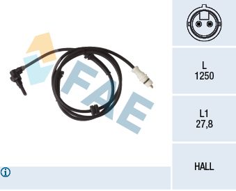 FAE Датчик, частота вращения колеса 78252
