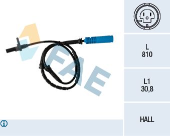 FAE Датчик, частота вращения колеса 78338