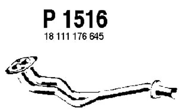 FENNO Труба выхлопного газа P1516