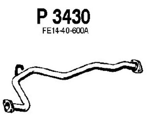 FENNO Труба выхлопного газа P3430