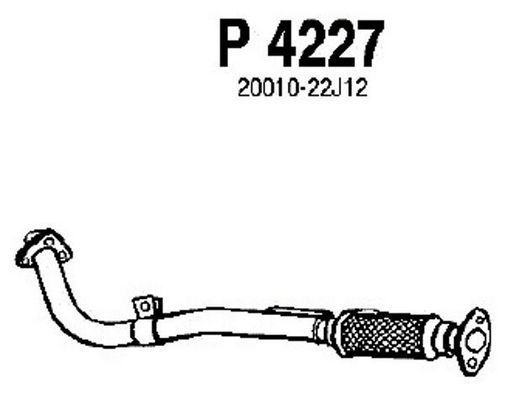 FENNO Труба выхлопного газа P4227
