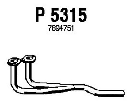 FENNO Труба выхлопного газа P5315