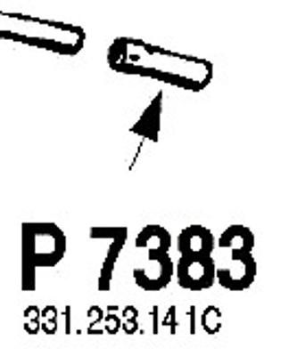 FENNO Труба выхлопного газа P7383